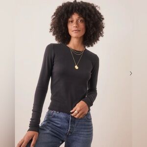 Marine Layer Lexi Rib Longsleeve, Small